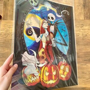 The Nightmare Before Christmas Lenticular 3D Poster Jack Skellington Sally